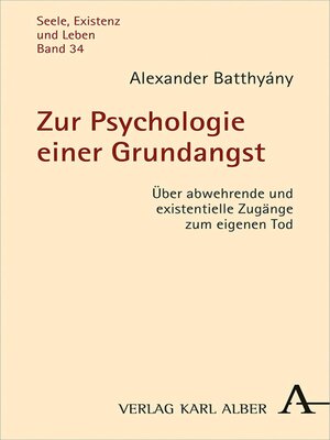 cover image of Zur Psychologie einer Grundangst